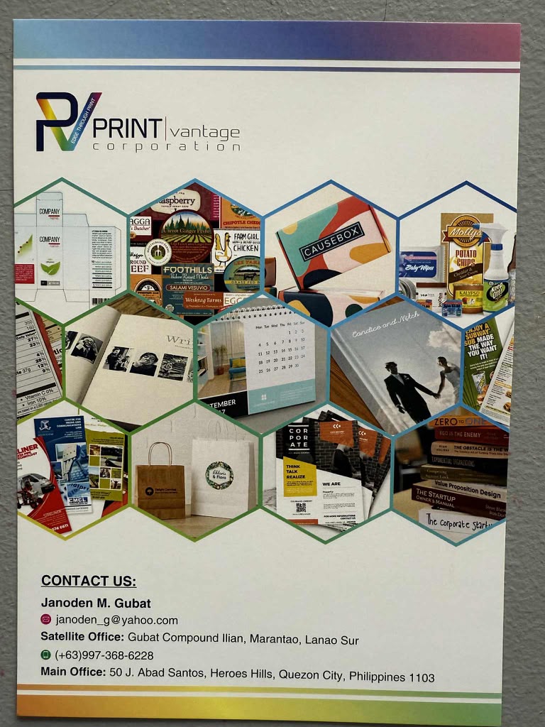Print Vantage products