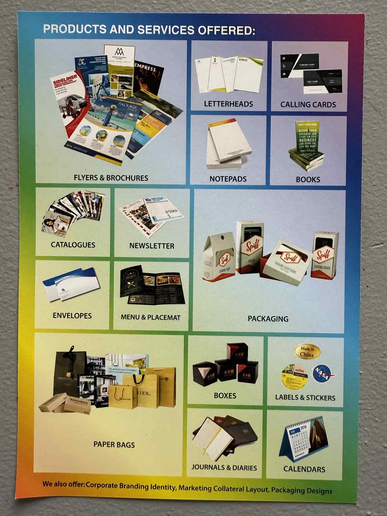 Print Vantage products